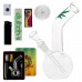 Amsterdam Leaf bong 16 cm Gift SET