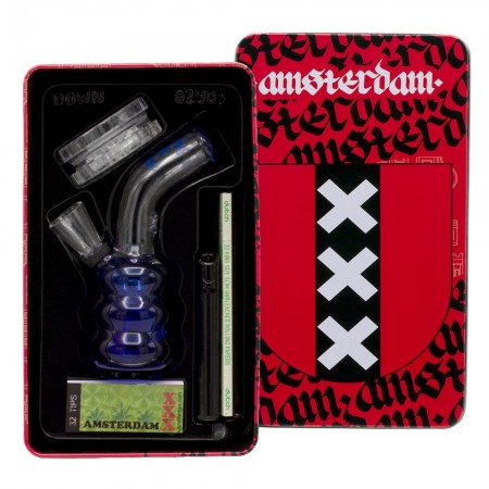 Amsterdam Bong giftset 12 cm