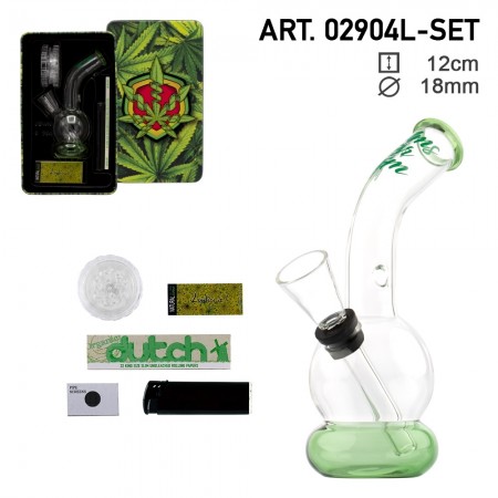 Amsterdam Greenline bong 12 cm GiftSET