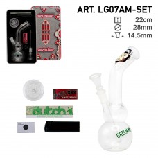 Amsterdam Greenline bong 22 cm 14.5 GiftSET