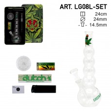 Amsterdam Greenline bong 24 cm 14.5 GiftSET