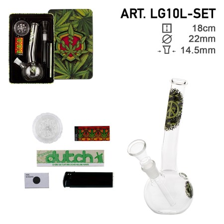 Amsterdam Greenline bong 18 cm GiftSET