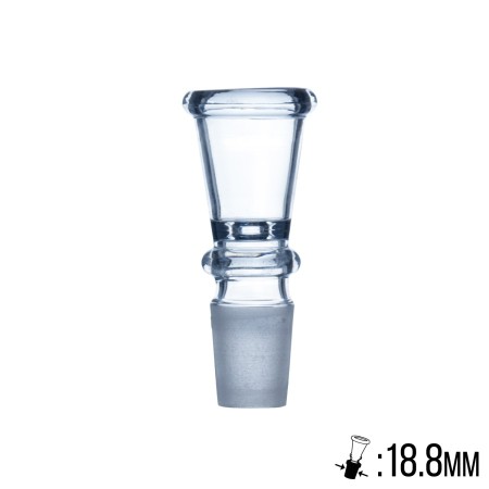 Glass head funnel 18.8mm