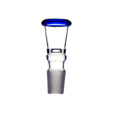 Bong Glass head Blue rim 18.8mm Bong Glass head Blue rim 18.8mm