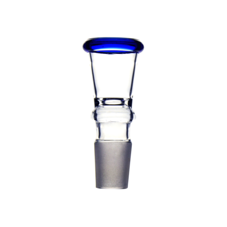Bong Glass head Blue rim 18.8mm