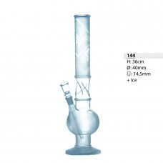 Sand Blasted Cylinder Bong 36 cm 14.5