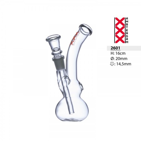 Amsterdam XXX Glass Bong 16cm D=20mm 14.5