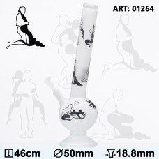 Kamasutra Bouncer Hangover Glass Bong 46 cm D=50mm 18.8 