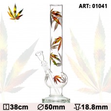 Leaf Bouncer Multi Leaf Glass Bong 38 cm 18.8 D=50 mm