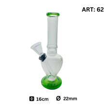 Bullet Glassbong Mini Green 16cm