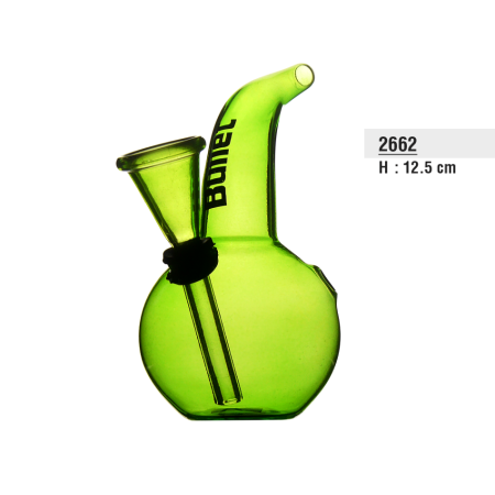 Bullet Glassbong mini green 12.5cm