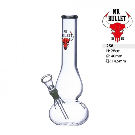 Mr.Bullet Glass Bong 28 cm