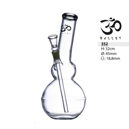 OM Bullet Glass Bong 32 cm