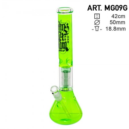 Amsterdam Glass Bong 12-arms Perculator 42 cm 18.8 D=50mm