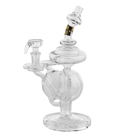 Thug Life Bong recycler clear 25 cm 14.5