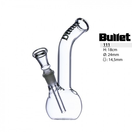 Bullet Glass  bong 18сm D=24mm 14.5