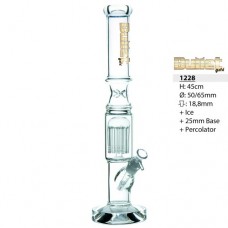 Bullet Gold Glass Bong 45 cm 18.5