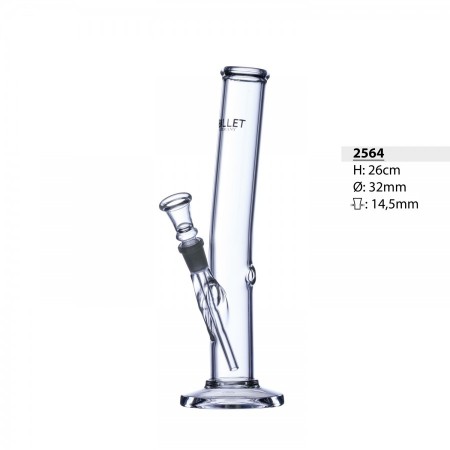 Bullet Zone Glass Bong Germany 26cm D=32mm 14.5