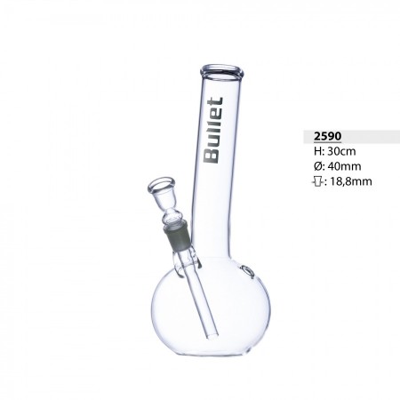 Bullet Glass Bong 28cm 18.8mm