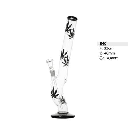 Bong GlasLeafs S form 42 cm