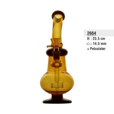 Bullet Glassbong Orange Pelculator 23.5cm, 14.5