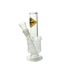 Bullet Zone Glass Bong 16,5 cm 6 ring 14.5