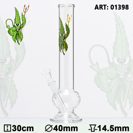 CannaHeroes Glass Bong CannaDevil 30 cm 14.5