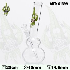 CannaHeroes Glass Bong CannaMusic 28 cm 14.5