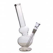 Glow Glass Bong Double Belly 23 cm 14.5