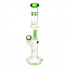 Grace Glass Green Cane Ice 37cm D=55/45mm 18.8 Spiral percolator