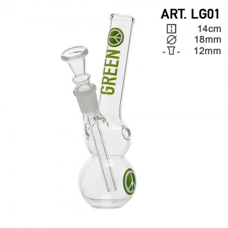 Greenline Bong H-14cm Ø- 18mm SG- 12mm