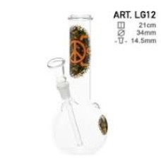 Greenline Pacific Glass Bong, 21cm 14.5mm