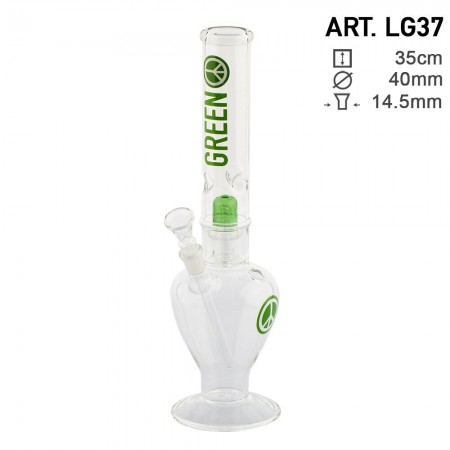 Greenline Glass Bong ICE 35cm D=40 Dome percolator