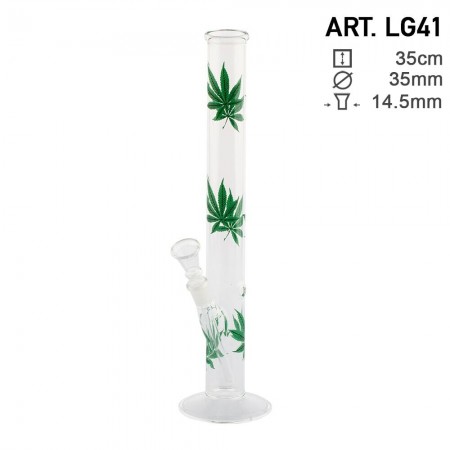 Greenline Glass Bong 35 cm, D=35mm