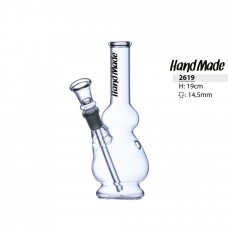 Handmade Glass Bong 19cm D=24mm 14.5