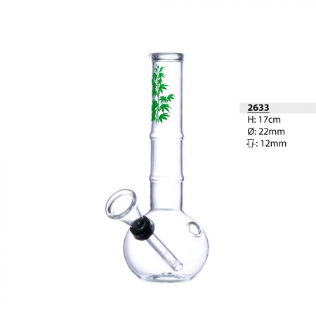 Bullet Glass Bong 17 cm 12mm