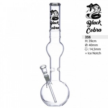 Black Cobra Bullet Bong 39 cm