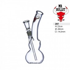 Mr.Bullet Glass Bong, 22 cm