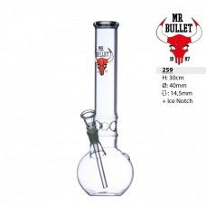 Bullet Glass bong Ice 30cm 14.5mm