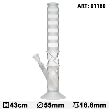 Sand Glass Bong 43 cm 18.8 D=55 mm