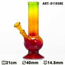 Rasta Glass Bong 21 cm 14.5 D=40 mm