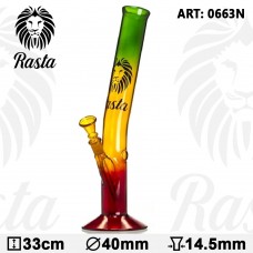 Rasta Hangover Glass Bong 40 cm D=40 mm 14.5