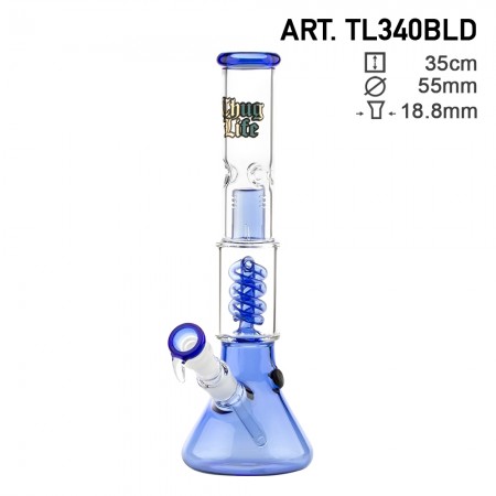 Thug Life Bong OG Series V2 Blue 35 cm D=55mm 18.8