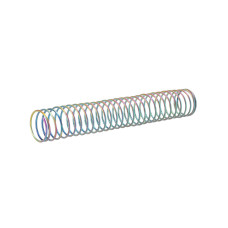 Vzmet za silikonski kabel Mavrica 11 cm