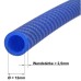 AO silicone hose Soft-Touch Carbon-Style blue