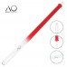 AO Glass Mouthpiece Hose Set Colored Round Red