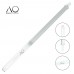 AO Glass Mouthpiece Hose Set Colored Round Silver