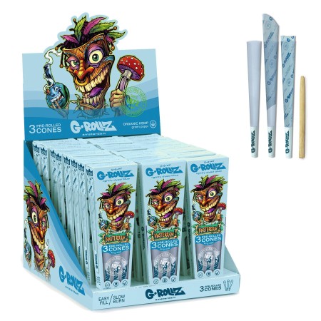 G-Rollz Cone KS Tiki Blue Pre-Rolled 3 cones