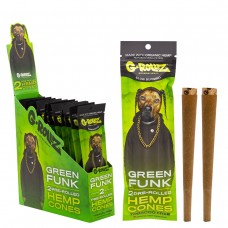 G-Rollz Blunts Pre-Rolled Hemp Cones Green Funk 2 pcs