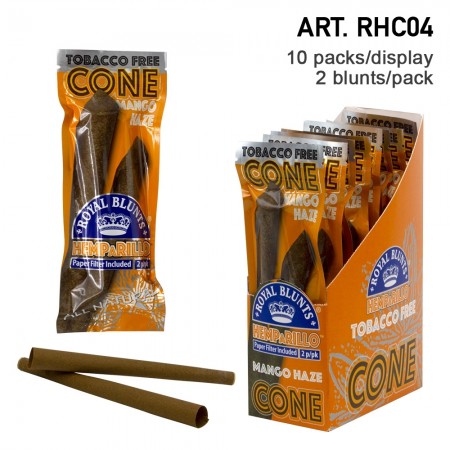 Royal Blunts Hemparillo Mango Cones + Tips 2pcs